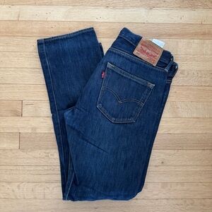 Levi's 501 Dark Blue Denim Jeans